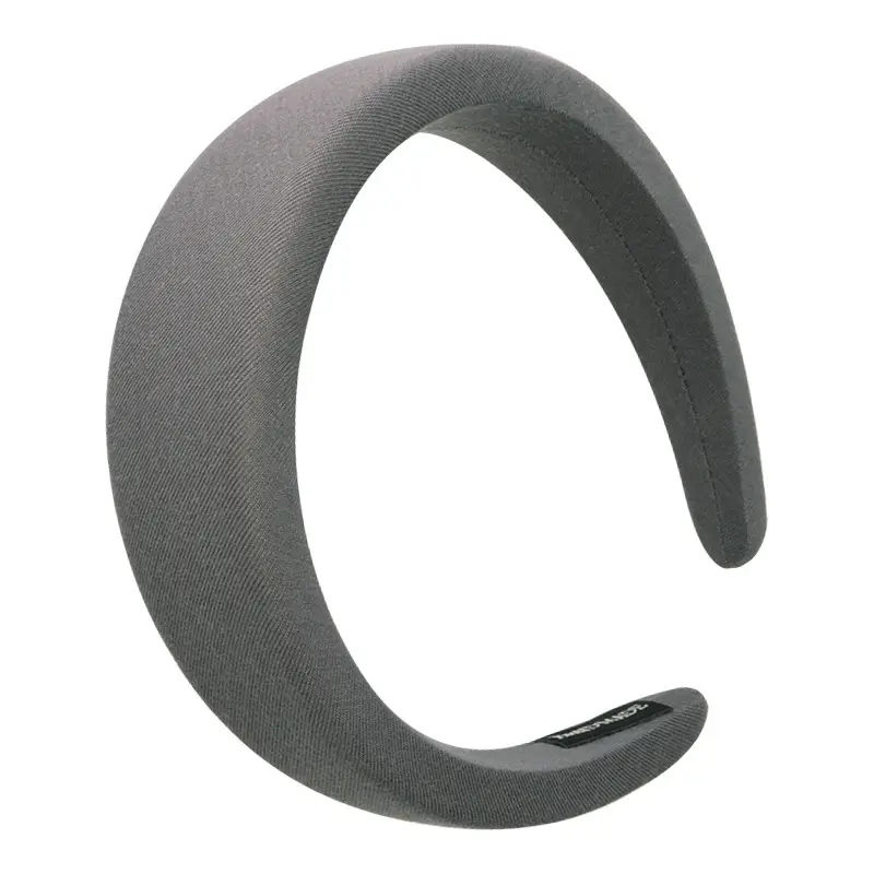 White Silicone Hairband for Women's Flannel Thin Hairband