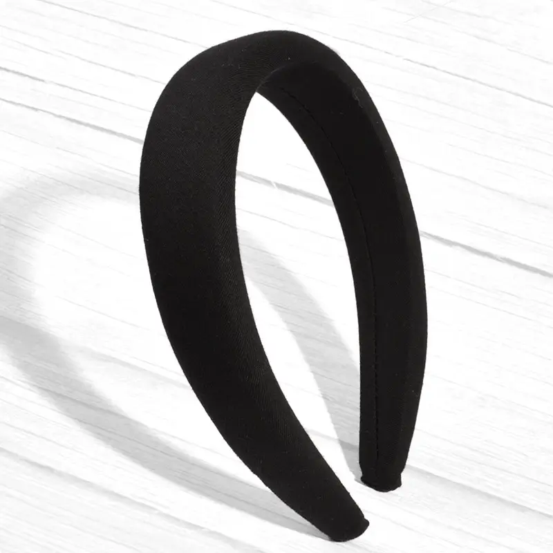 White Silicone Hairband for Women's Flannel Thin Hairband
