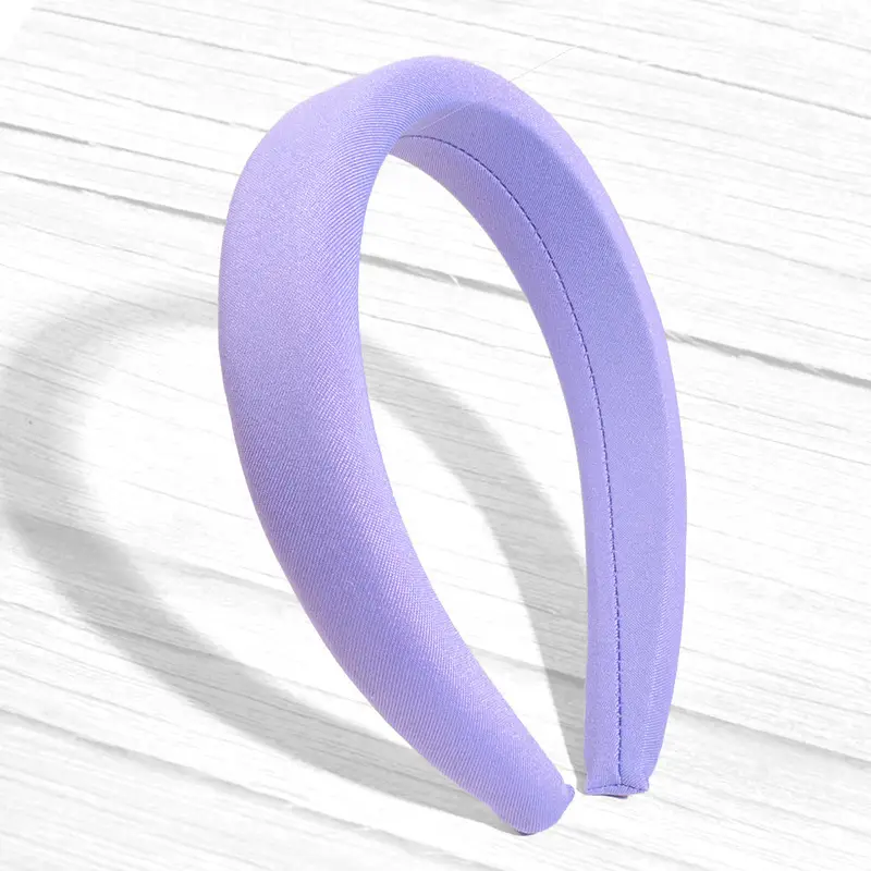 White Silicone Hairband for Women's Flannel Thin Hairband