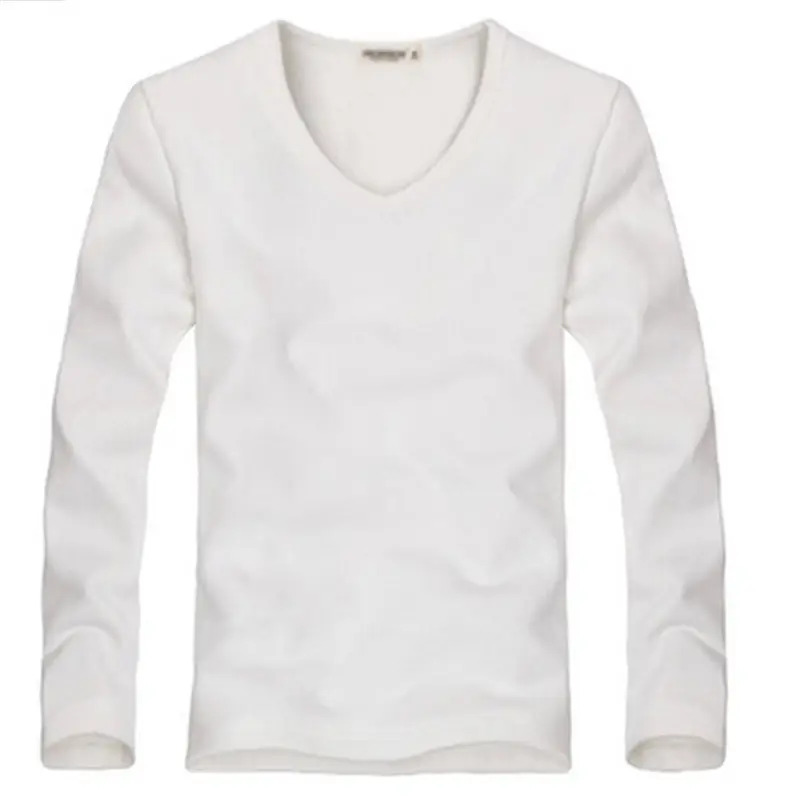 Men's Green Velvet Long Sleeve T-Shirt