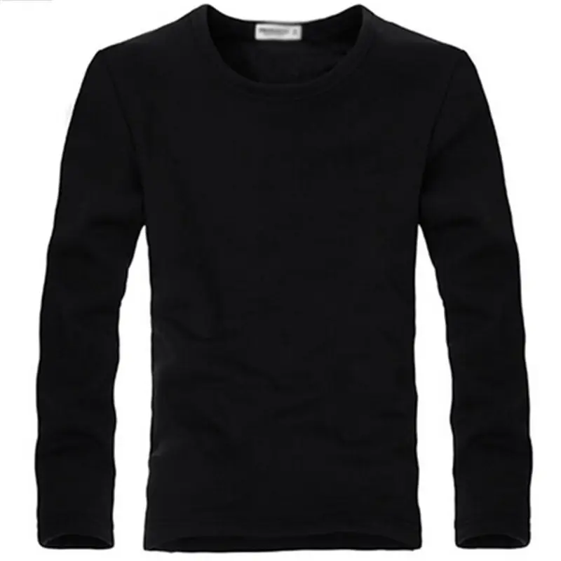 Men's Green Velvet Long Sleeve T-Shirt