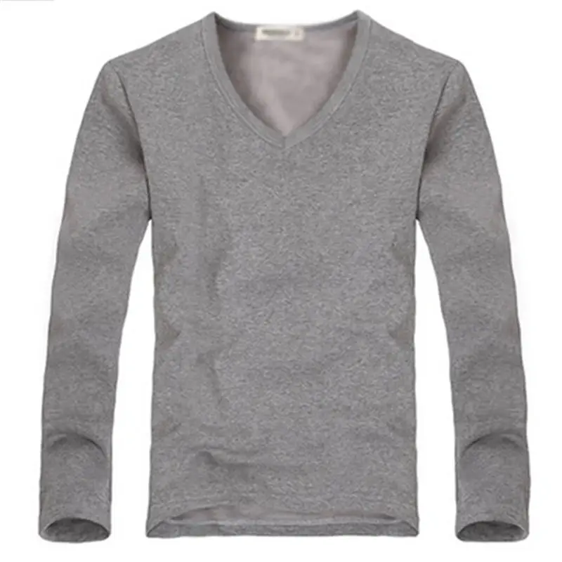 Men's Green Velvet Long Sleeve T-Shirt