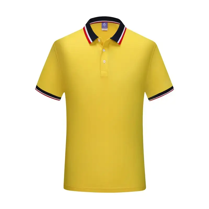 Men White Cotton Polo Shirt with Red Trim - Image 12