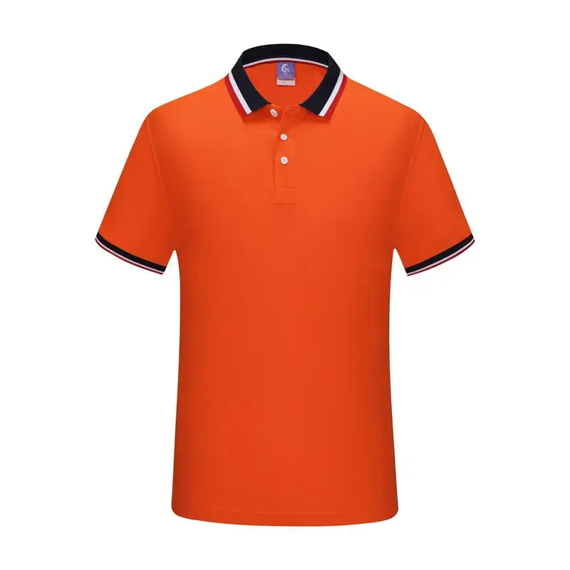 Men White Cotton Polo Shirt with Red Trim - Image 7