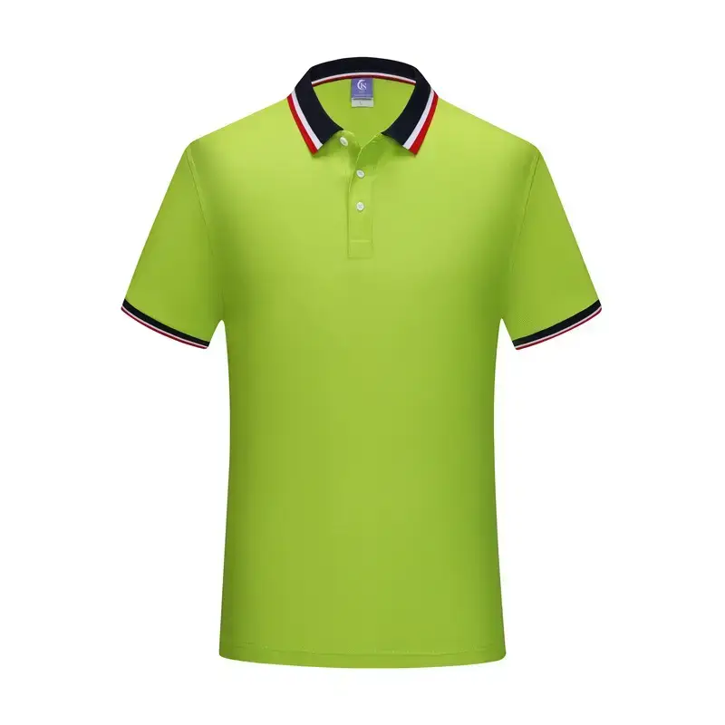 Men White Cotton Polo Shirt with Red Trim - Image 8
