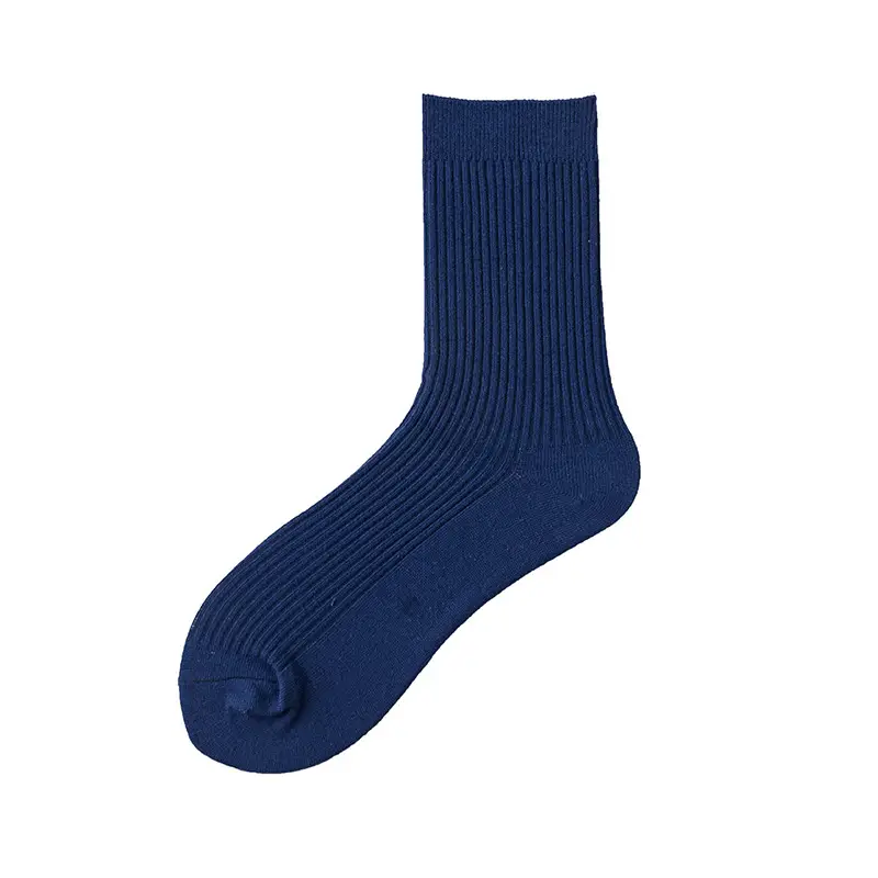 Spring and Autumn New Fluorescent Color Trendy Socks Ins Men's Yu Wenle Same Style Solid Color Sweat-Absorbing Cotton Socks Men's Mid-Tube Socks