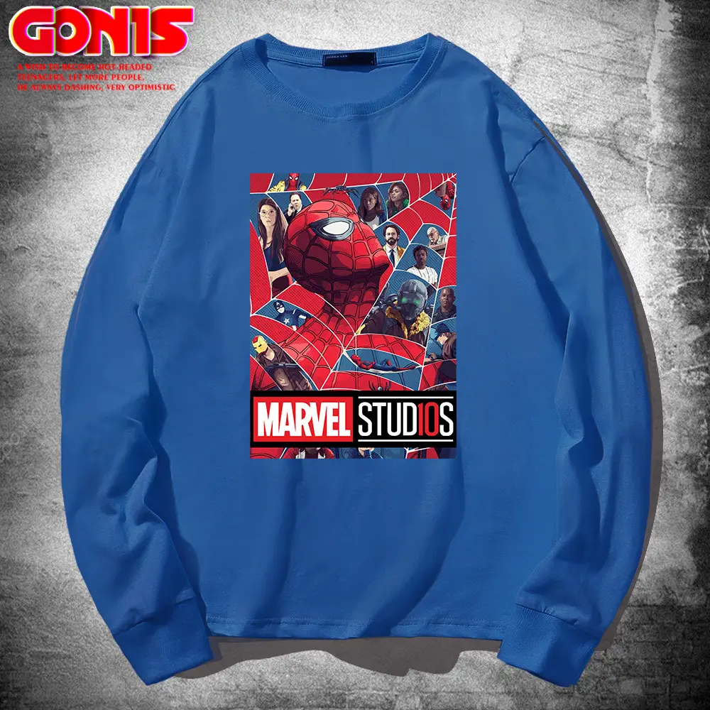 Avengers 4 Print Red Sweatshirt Pure Cotton Long Sleeve - Image 5