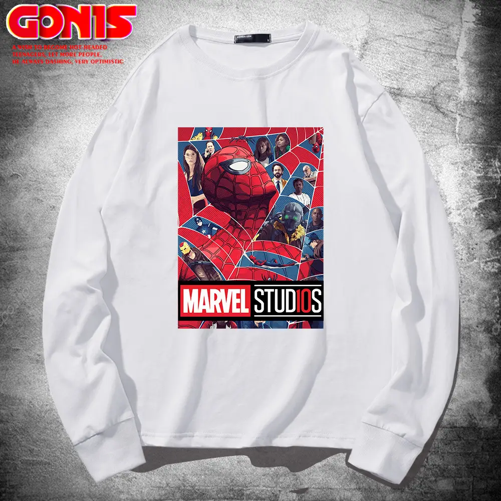 Avengers 4 Print Red Sweatshirt Pure Cotton Long Sleeve - Image 2