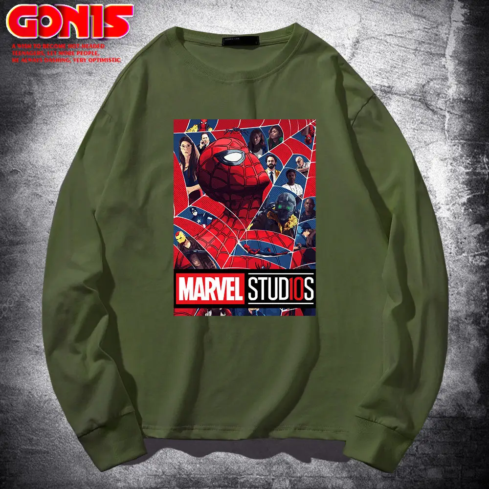 Avengers 4 Print Red Sweatshirt Pure Cotton Long Sleeve - Image 6