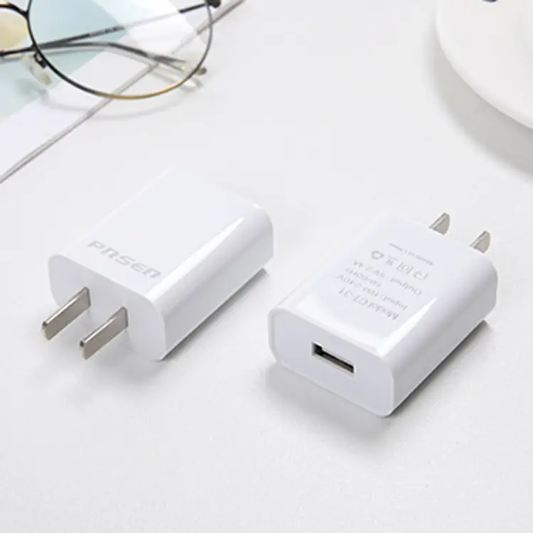 White 5V2A USB Charging Head for Mobile Phones - Image 4