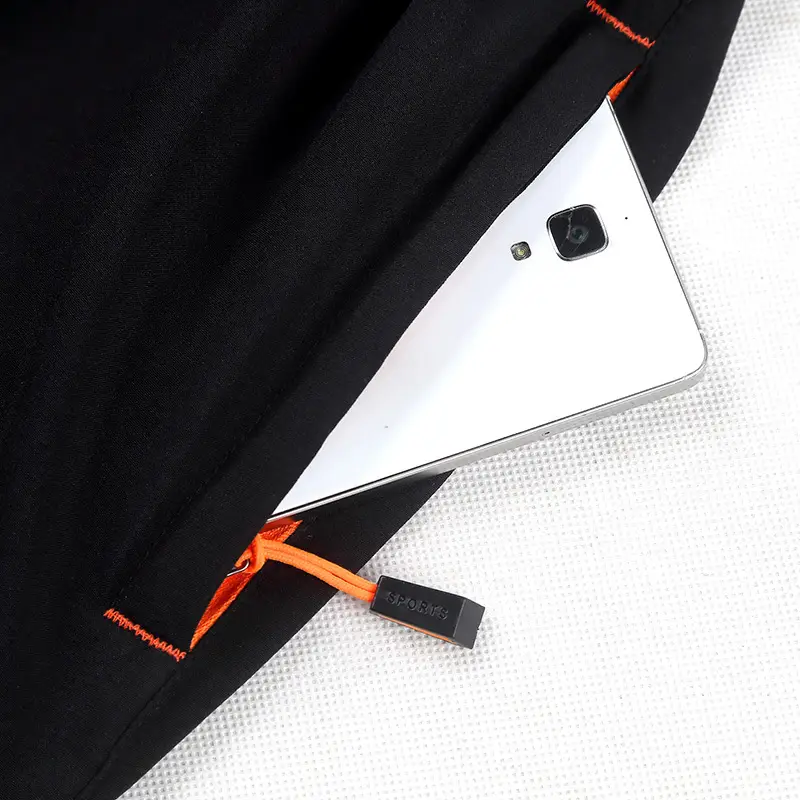 Men's Black Sports Shorts Thin Waist Casual Pants - Image 5