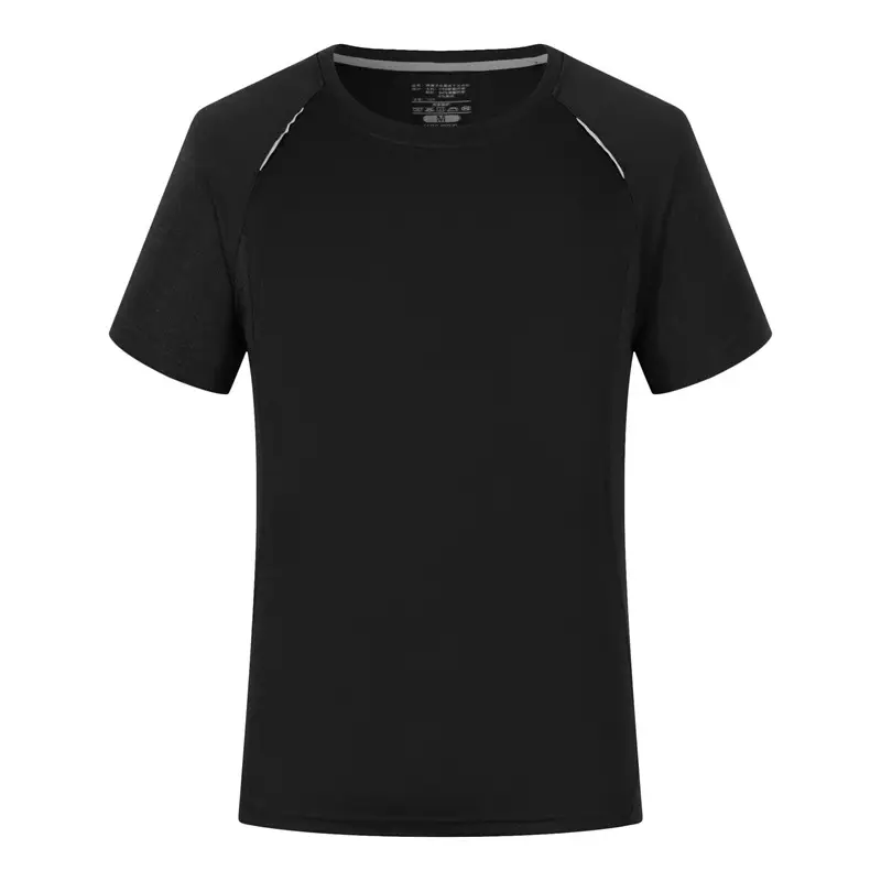 Men's Orange Plain T-Shirt Short Sleeve - Image 12