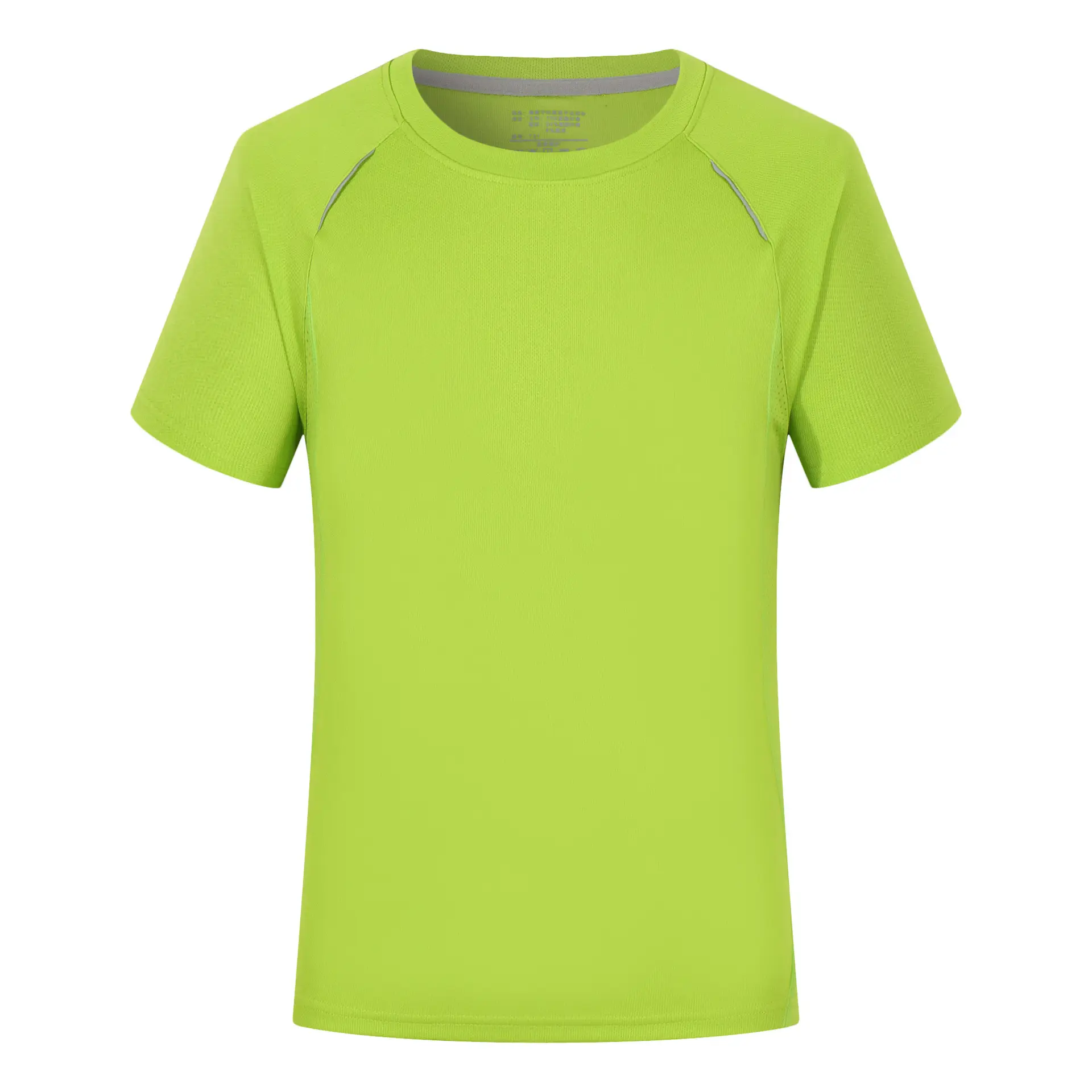Men's Orange Plain T-Shirt Short Sleeve - Image 7