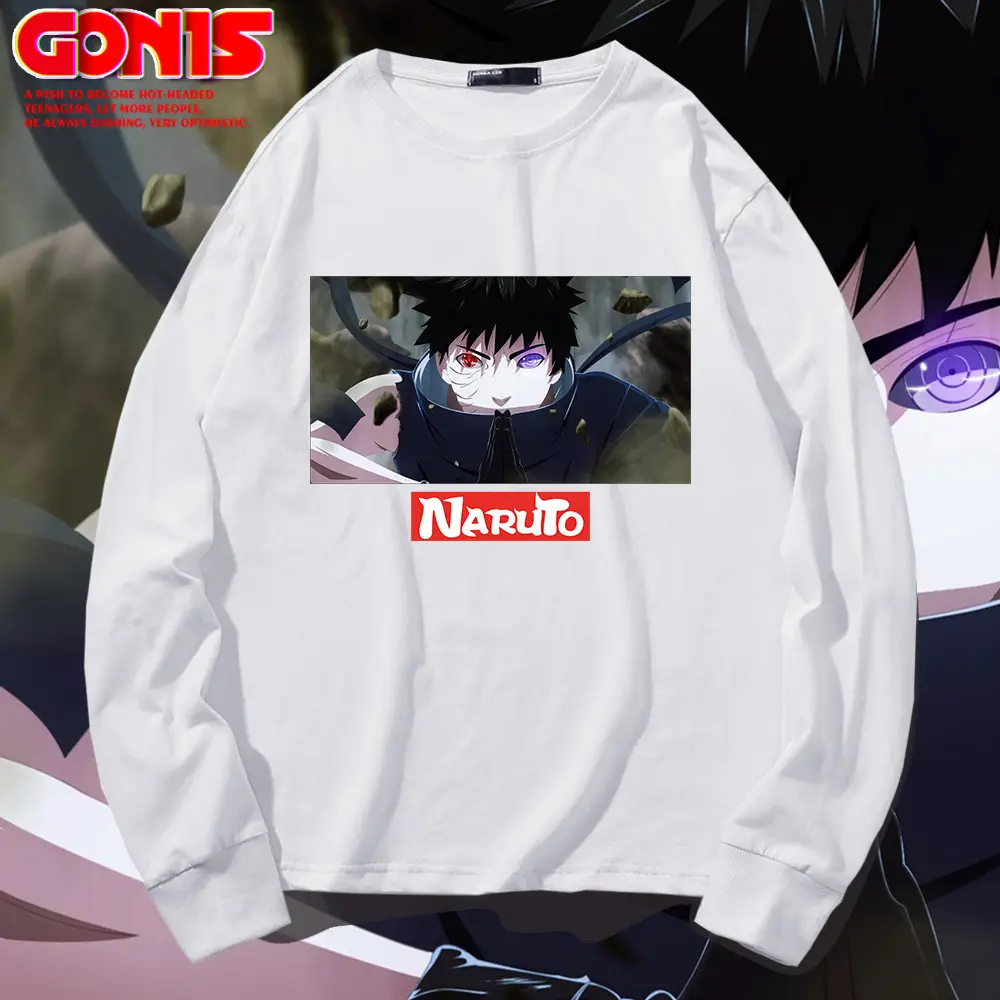 Naruto Anime Print Pink Sweatshirt Long Sleeve - Image 10
