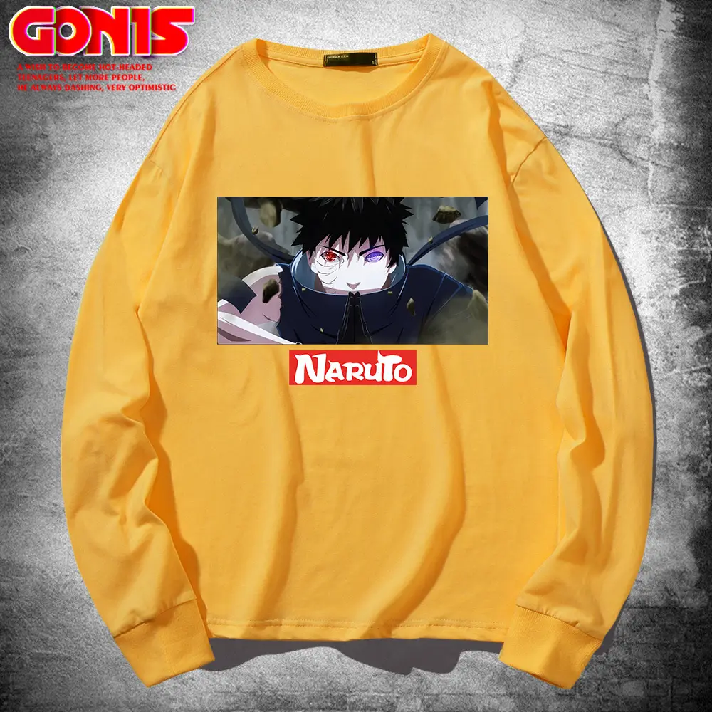 Naruto Anime Print Pink Sweatshirt Long Sleeve - Image 3