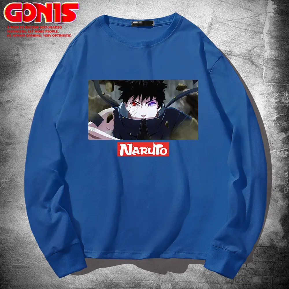 Naruto Anime Print Pink Sweatshirt Long Sleeve - Image 5