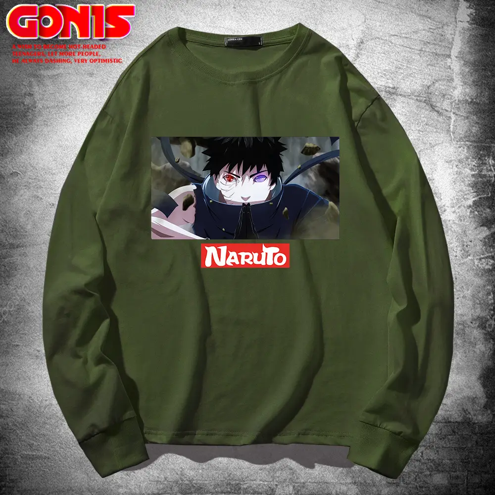 Naruto Anime Print Pink Sweatshirt Long Sleeve - Image 6