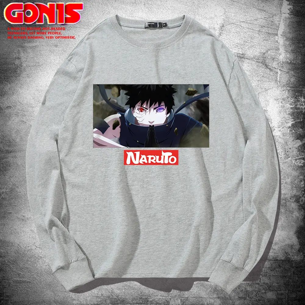 Naruto Anime Print Pink Sweatshirt Long Sleeve - Image 7