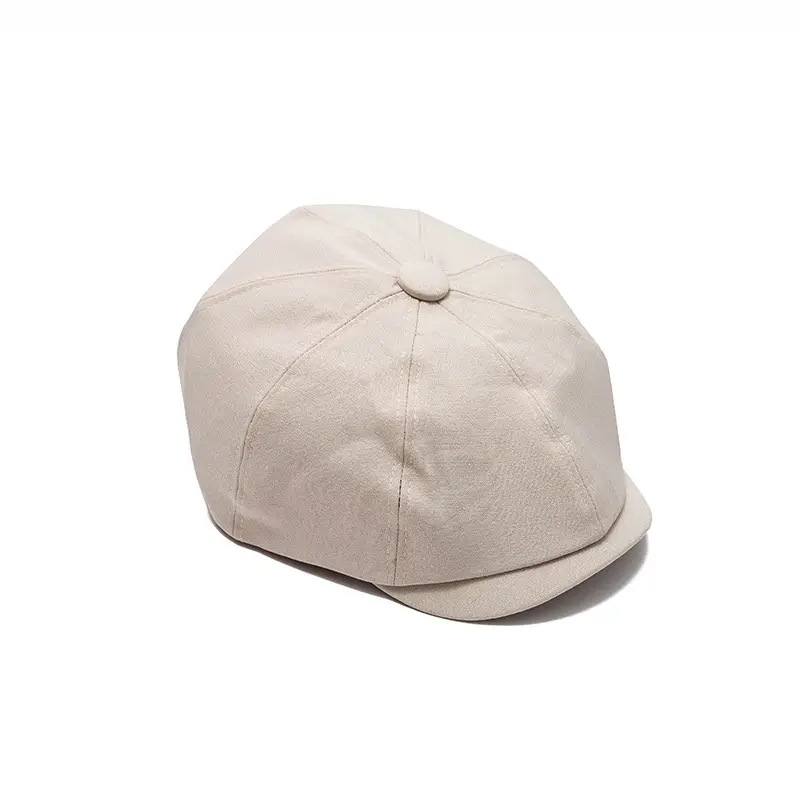 Women Japanese Retro Cap Beige Spring - Image 8