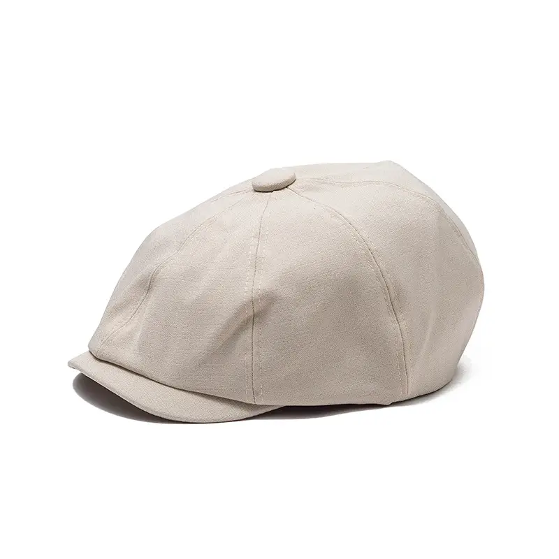 Women Japanese Retro Cap Beige Spring - Image 3