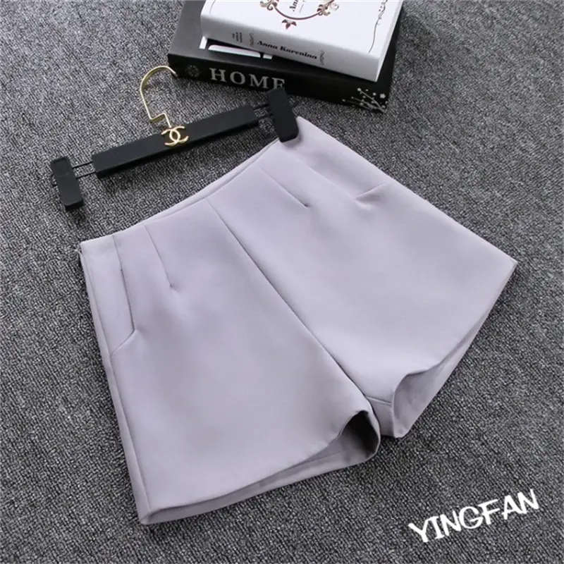 2023 Black High Waist A-Line Shorts Women - Image 5