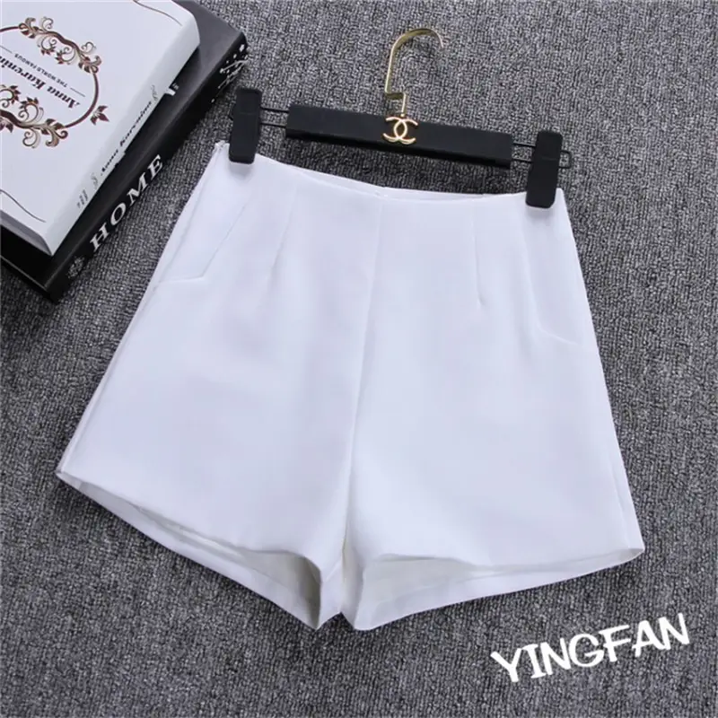 2023 Black High Waist A-Line Shorts Women - Image 7
