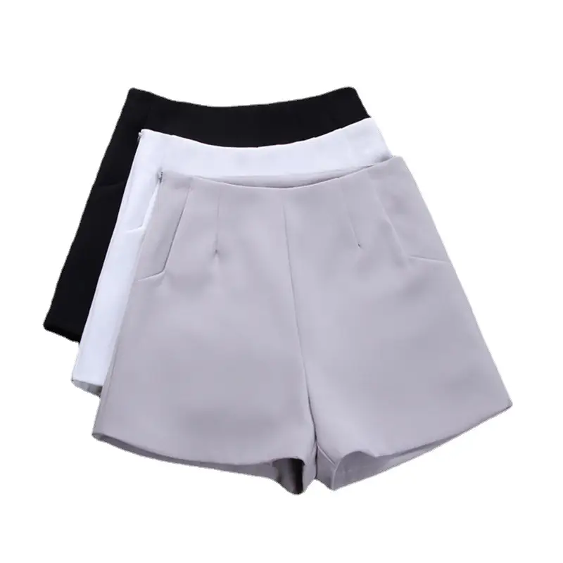 2023 Black High Waist A-Line Shorts Women - Image 8