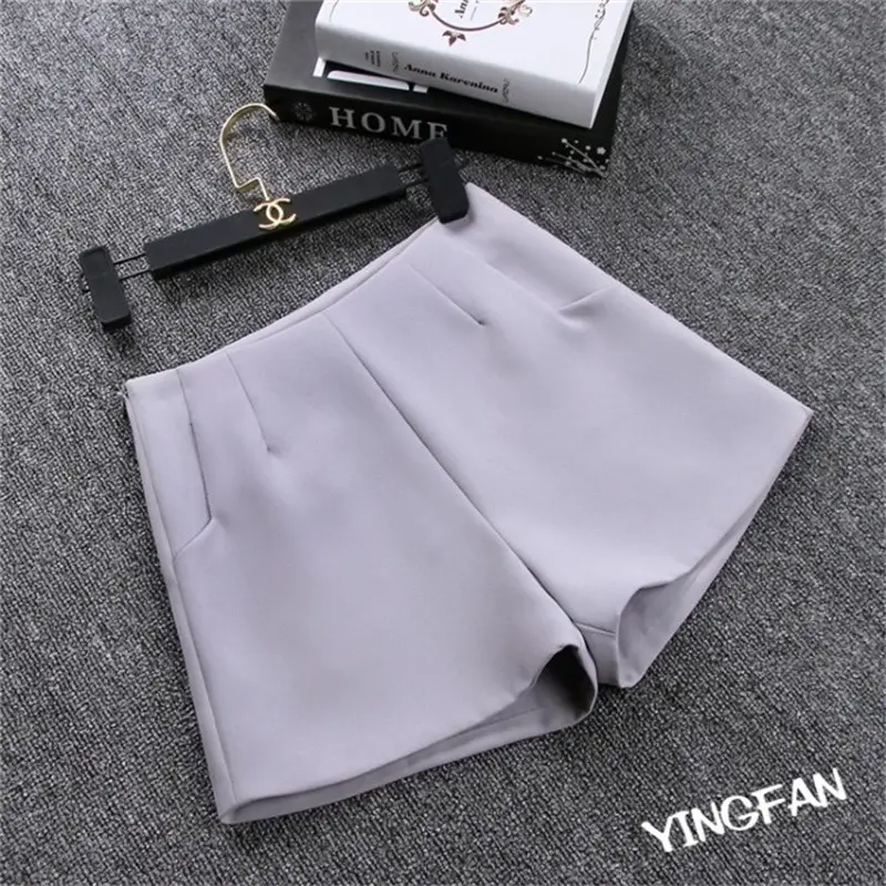 2023 Black High Waist A-Line Shorts Women - Image 2
