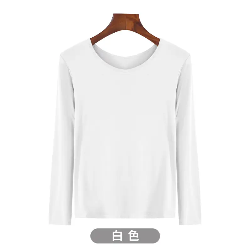Round neck White
