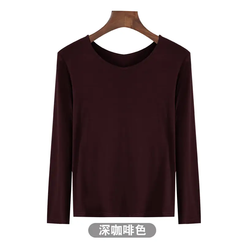 Round Neck Deep coffee