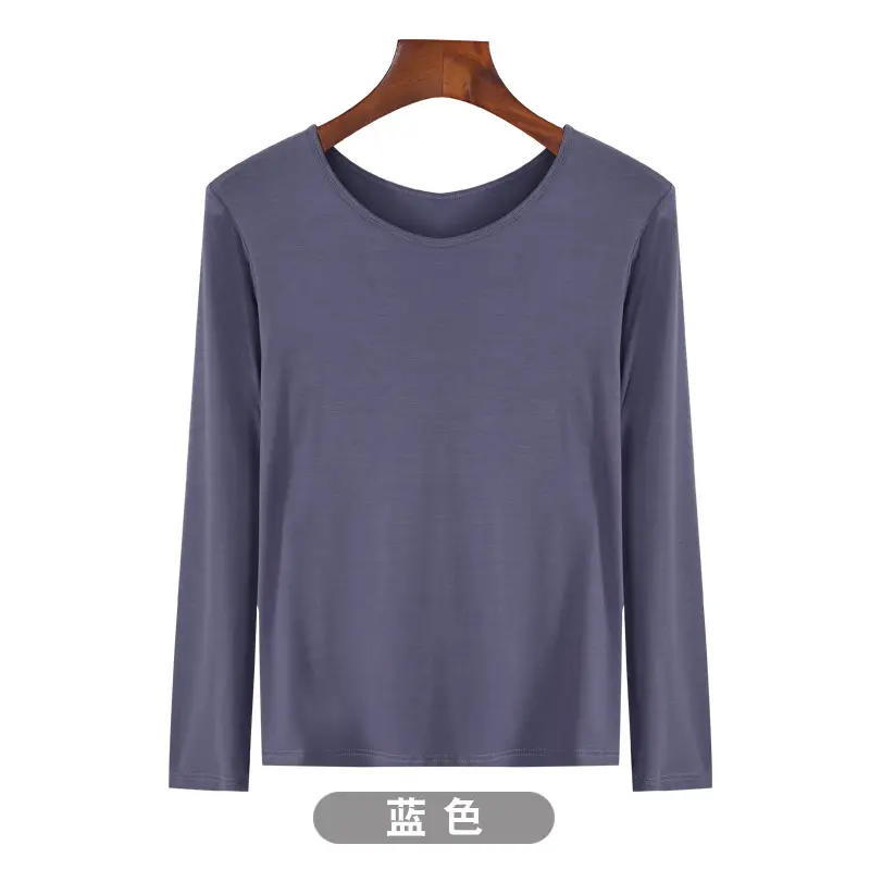 Round neck blue