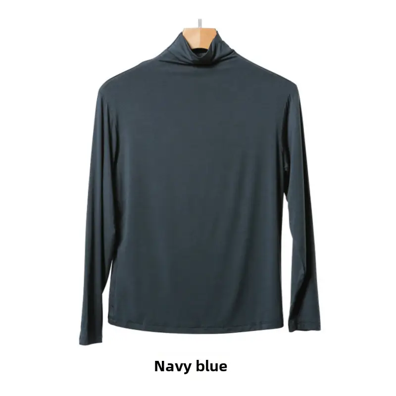 Women's Long Sleeve Khaki Solid T-Shirt - Image 25