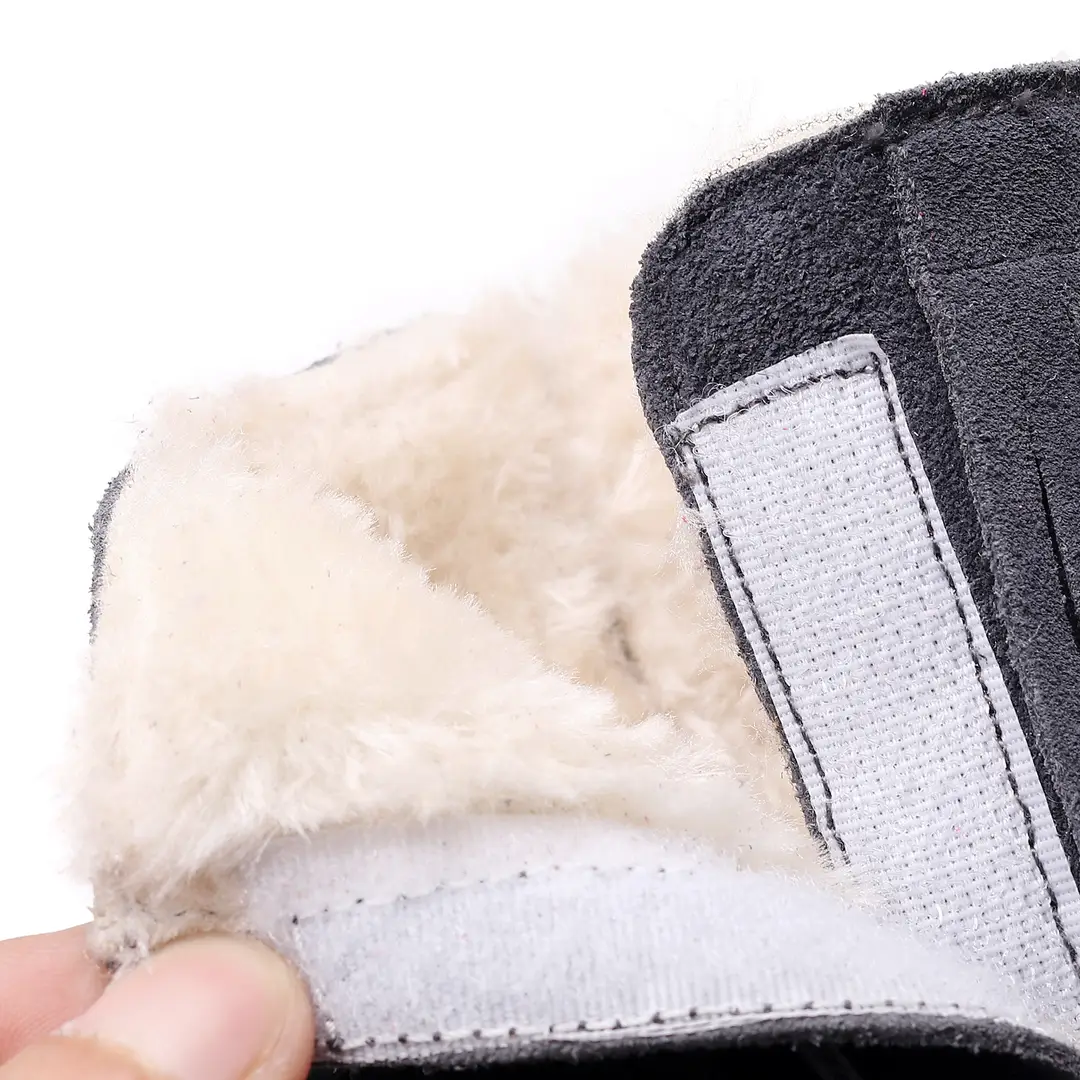 Winter New Men and Women Baby Leather Thickened Fleece Tassel Cotton Shoes Cotton Boots Baby Toddler Shoes 0-2 Years Old Children's Shoes - Image 10