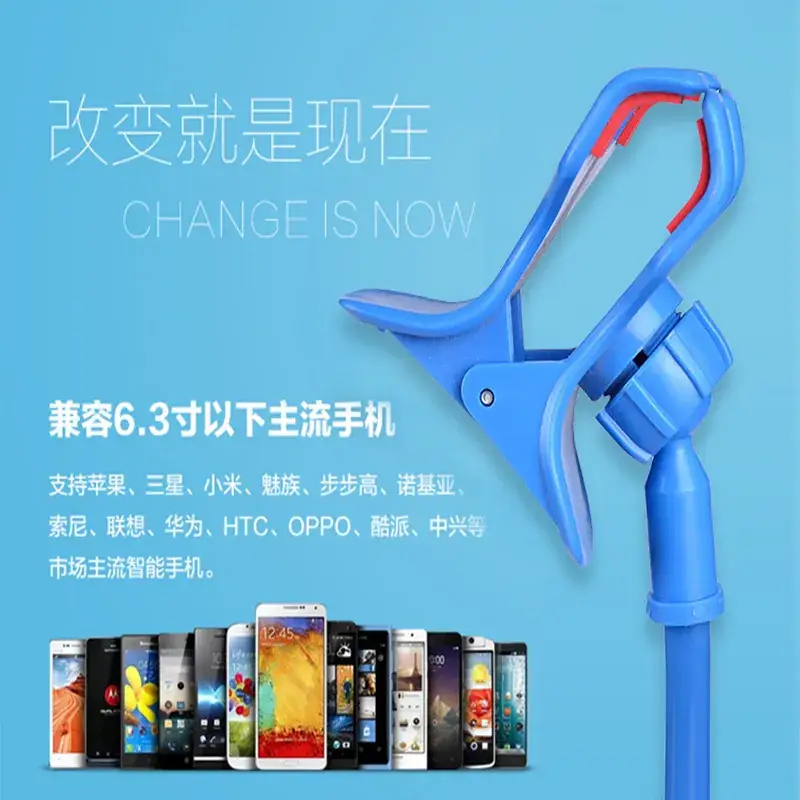 Pink Dual-Head Mobile Phone Holder with Clip - Image 9