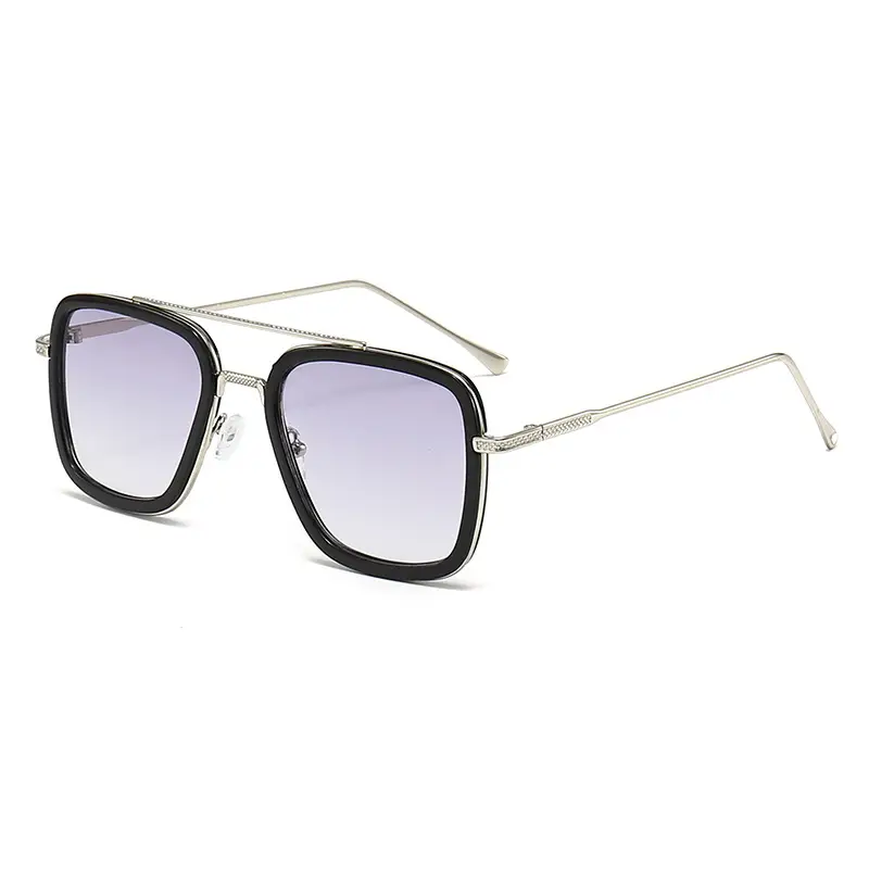 Men's Square Frame Spider-Man Sunglasses Red Lens - Image 28