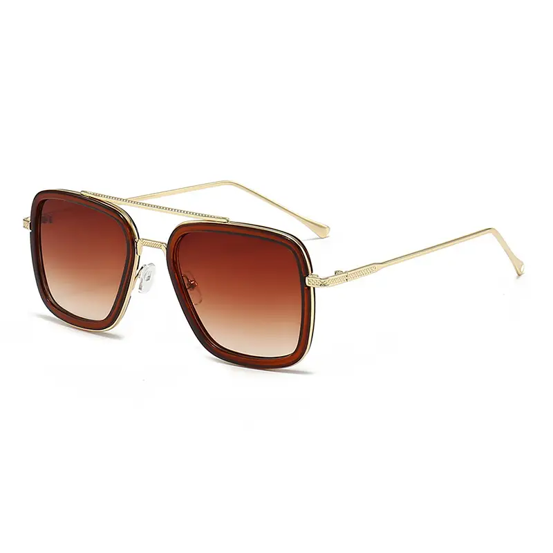 Men's Square Frame Spider-Man Sunglasses Red Lens - Image 24