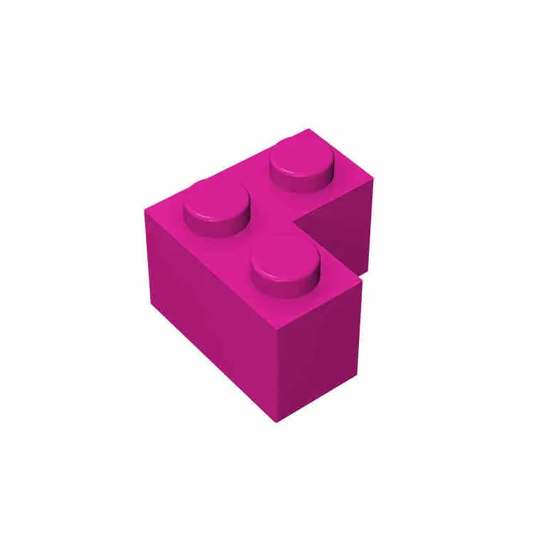 Pink 2x2 Right Angle Lego Block 50g - Image 17