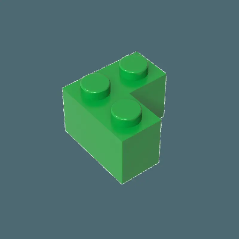 Pink 2x2 Right Angle Lego Block 50g - Image 21