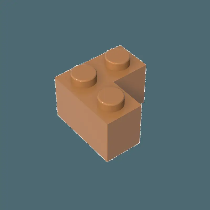Pink 2x2 Right Angle Lego Block 50g - Image 28