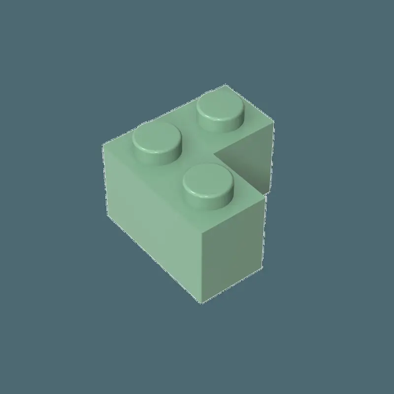 Pink 2x2 Right Angle Lego Block 50g - Image 33