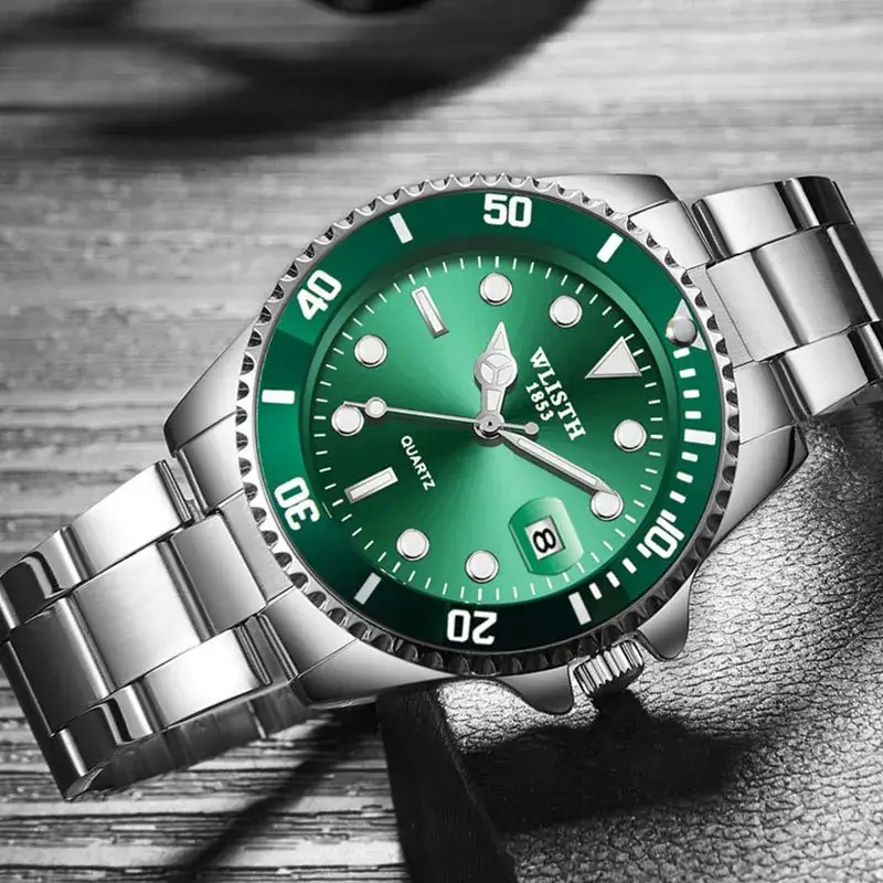 Wilson Green Dial Aquathermatic Men's Watch - Image 9