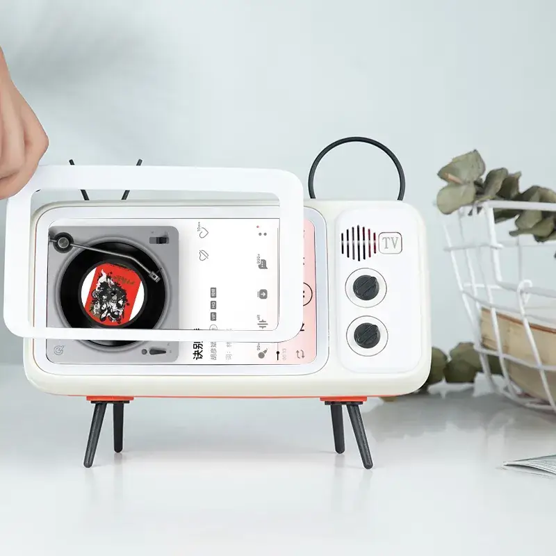 Retro TV Phone Case Stand Bluetooth Speaker - Image 10