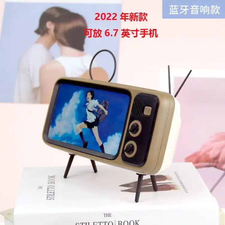 Retro TV Phone Case Stand Bluetooth Speaker - Image 4