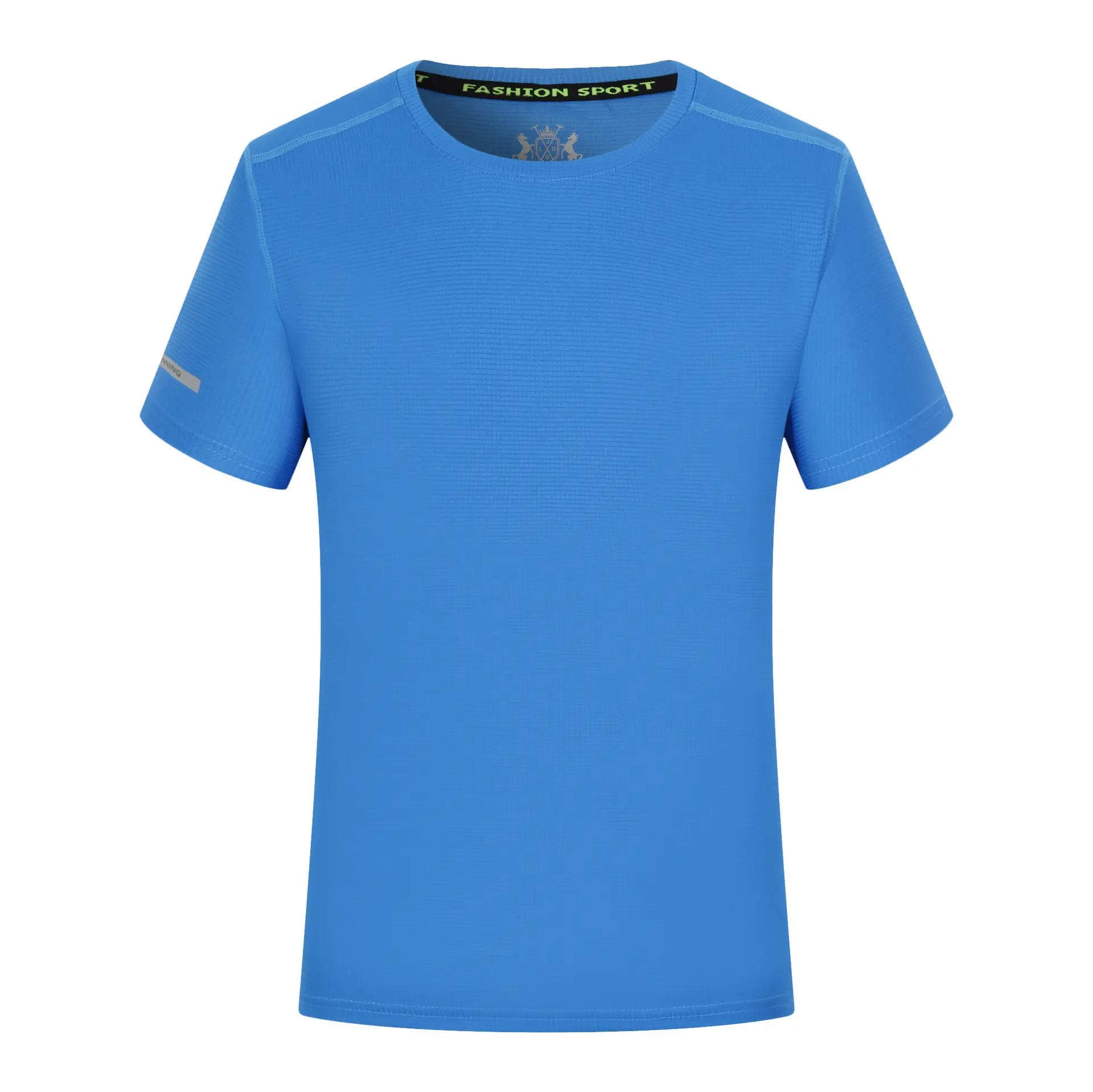 Men Red Cotton Round Neck T-Shirt - Image 9