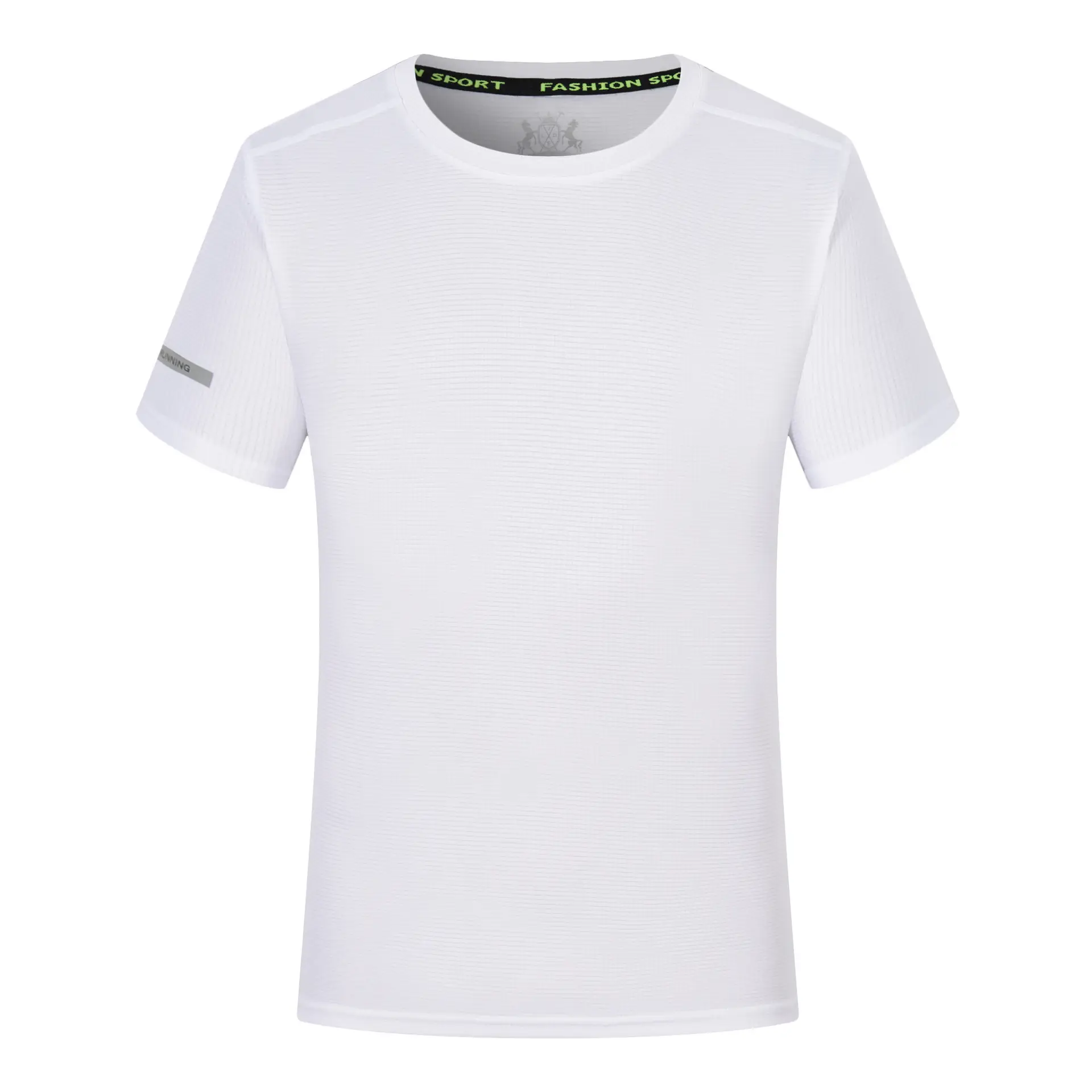 Men Red Cotton Round Neck T-Shirt - Image 10