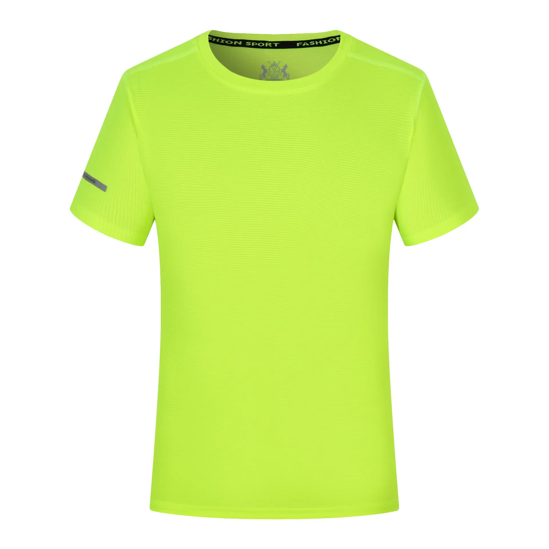 Men Red Cotton Round Neck T-Shirt - Image 11