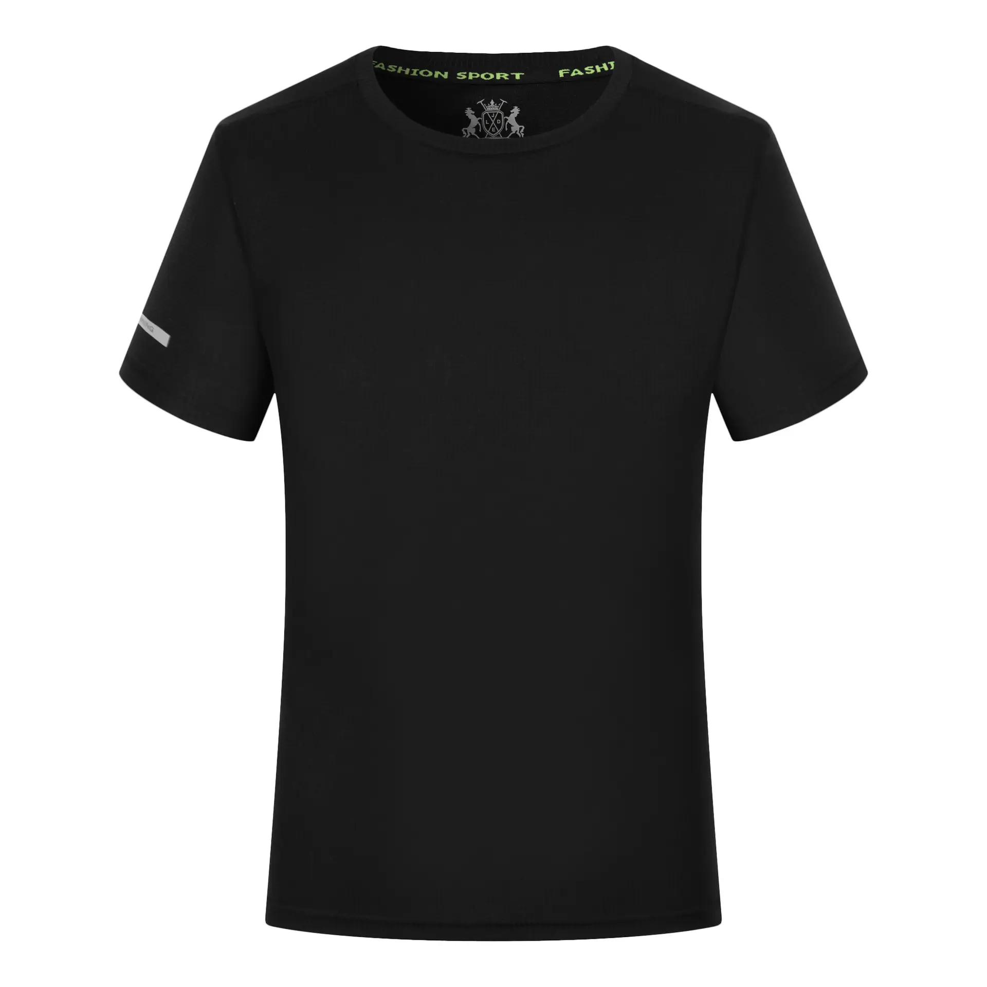 Men Red Cotton Round Neck T-Shirt - Image 3