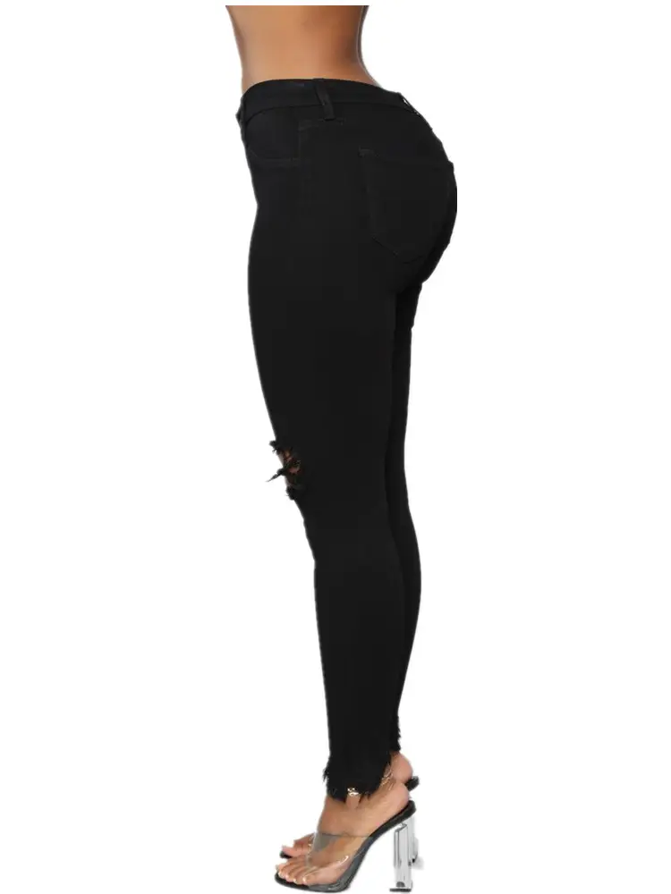White Ripped Skinny Jeans for Women Summer — feature 10