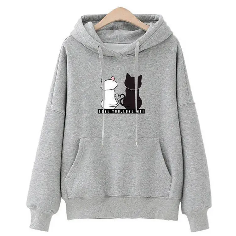 Red Hooded Fleece Women's Hoodie 2023 Winter Korean Style - Image 10