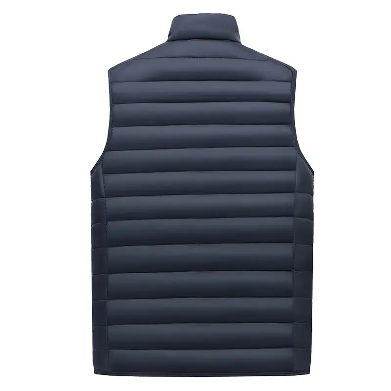 Men's Cotton Padded Vest Winter Warm Sleeveless Jacket - Image 4